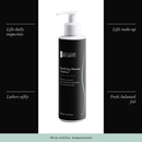 Purifying Mousse Cleanser with four benefits: lifts daily impurities, lifts make-up, lathers softly, fresh, balanced feel