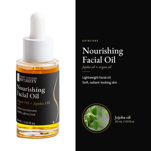 Nourishing Facial Oil, 30 mL / 1.01 fl oz: jojoba oil + argan oil, hero image