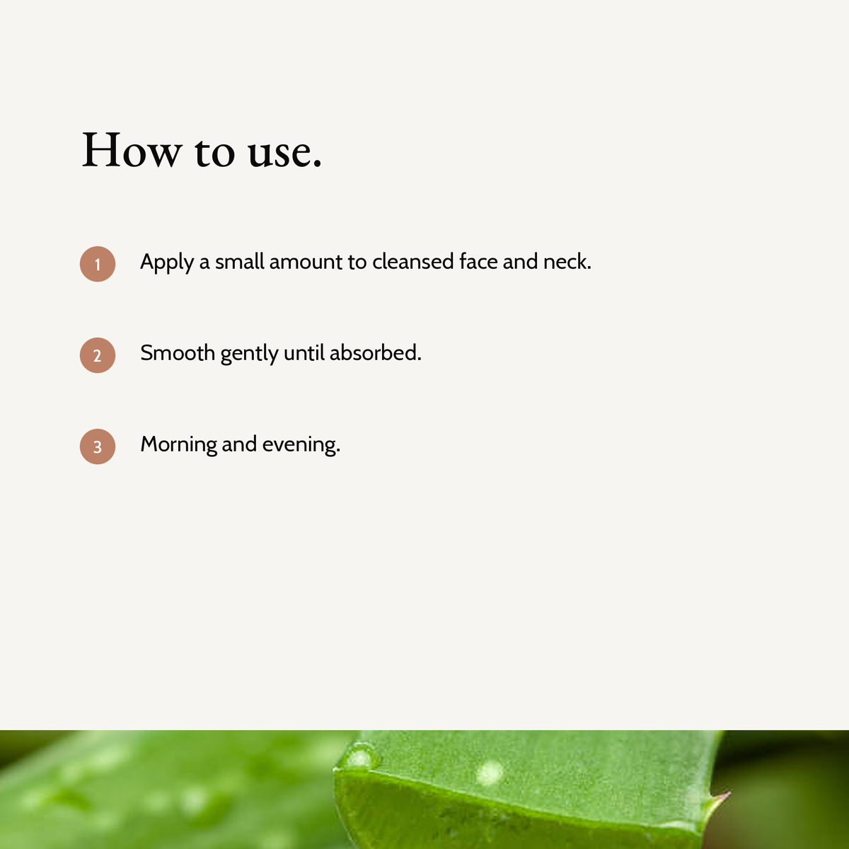 How to use Retinol Alternative Moisturizer: Apply a small amount to cleansed face and neck. Smooth gently until absorbed. Morning and evening.