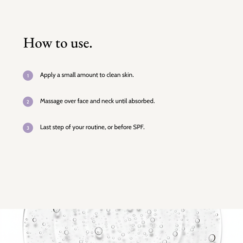 How to use Sensitive Skin Moisturizer: Apply a small amount to clean skin. Massage over face and neck until absorbed. Last step of your routine, or before SPF.