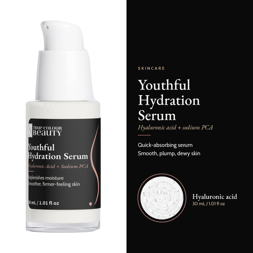 Youthful Hydration Serum, 30 mL / 1.01 fl oz: hyaluronic acid + sodium pca, hero image