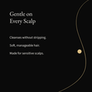 Sensitive Scalp Shampoo: Cleanses without stripping. Soft, manageable hair. Made for sensitive scalps.