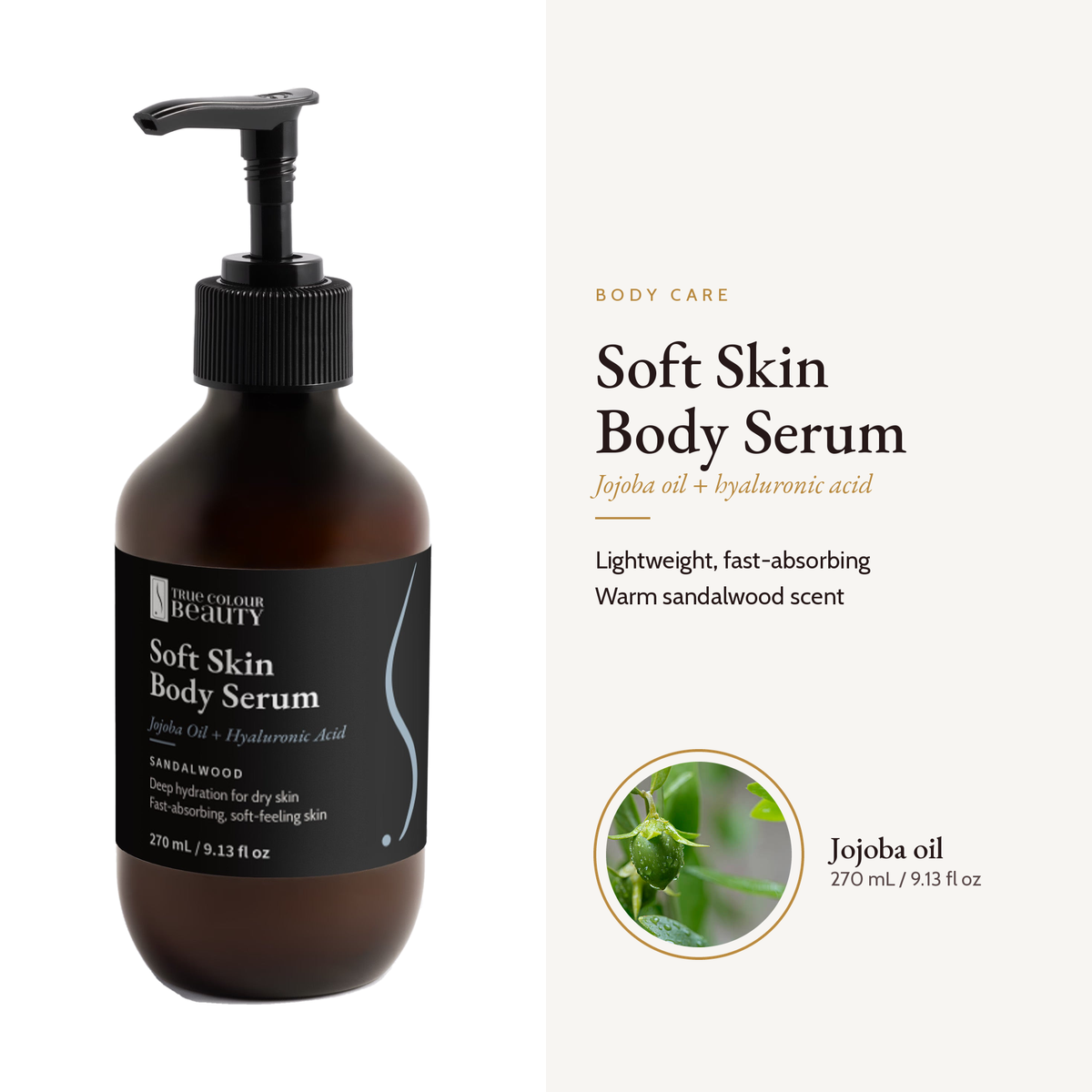 Soft Skin Body Serum | Sandalwood