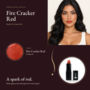 Sheer Gloss Lipstick - Fire Cracker Red shade card