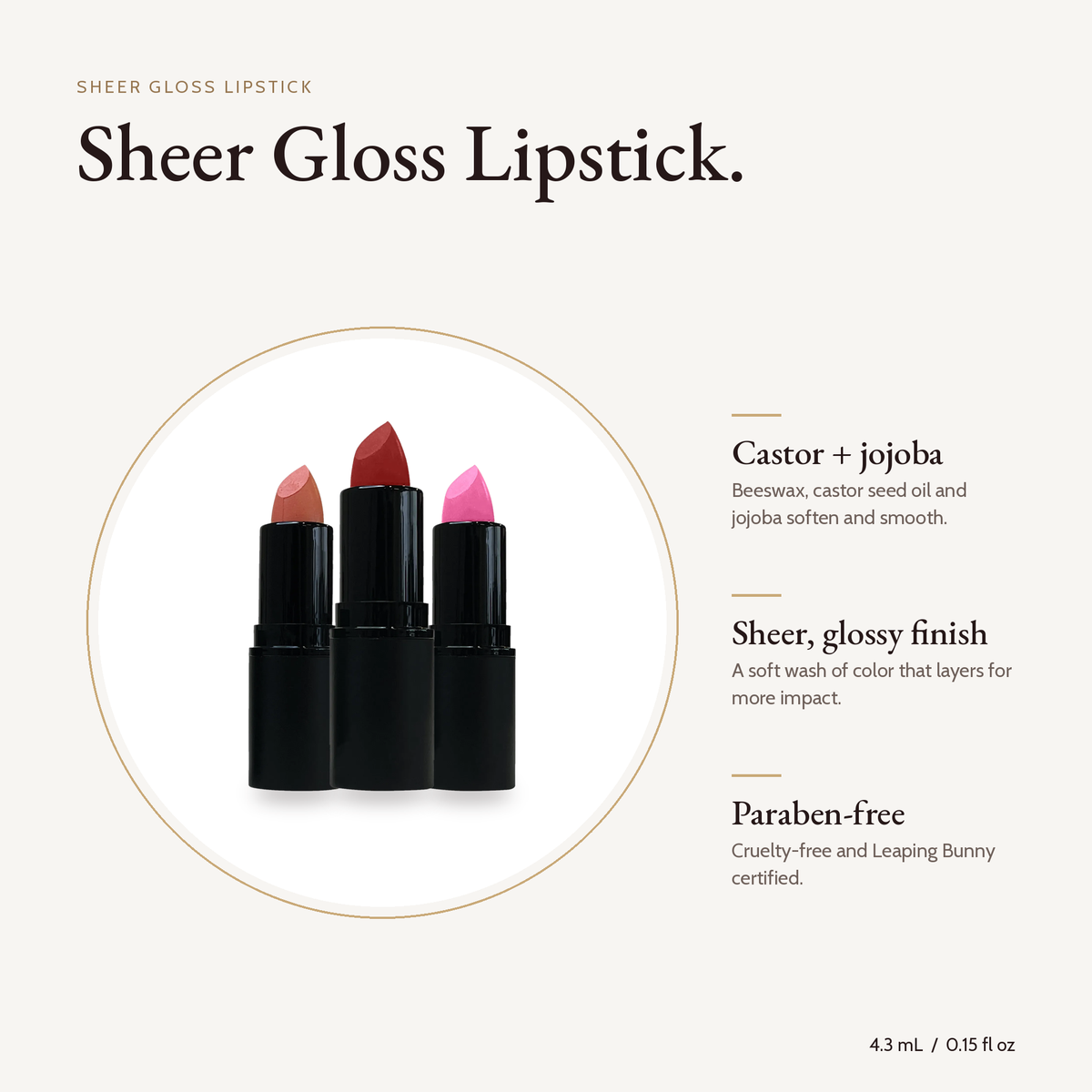 Sheer Gloss Lipstick