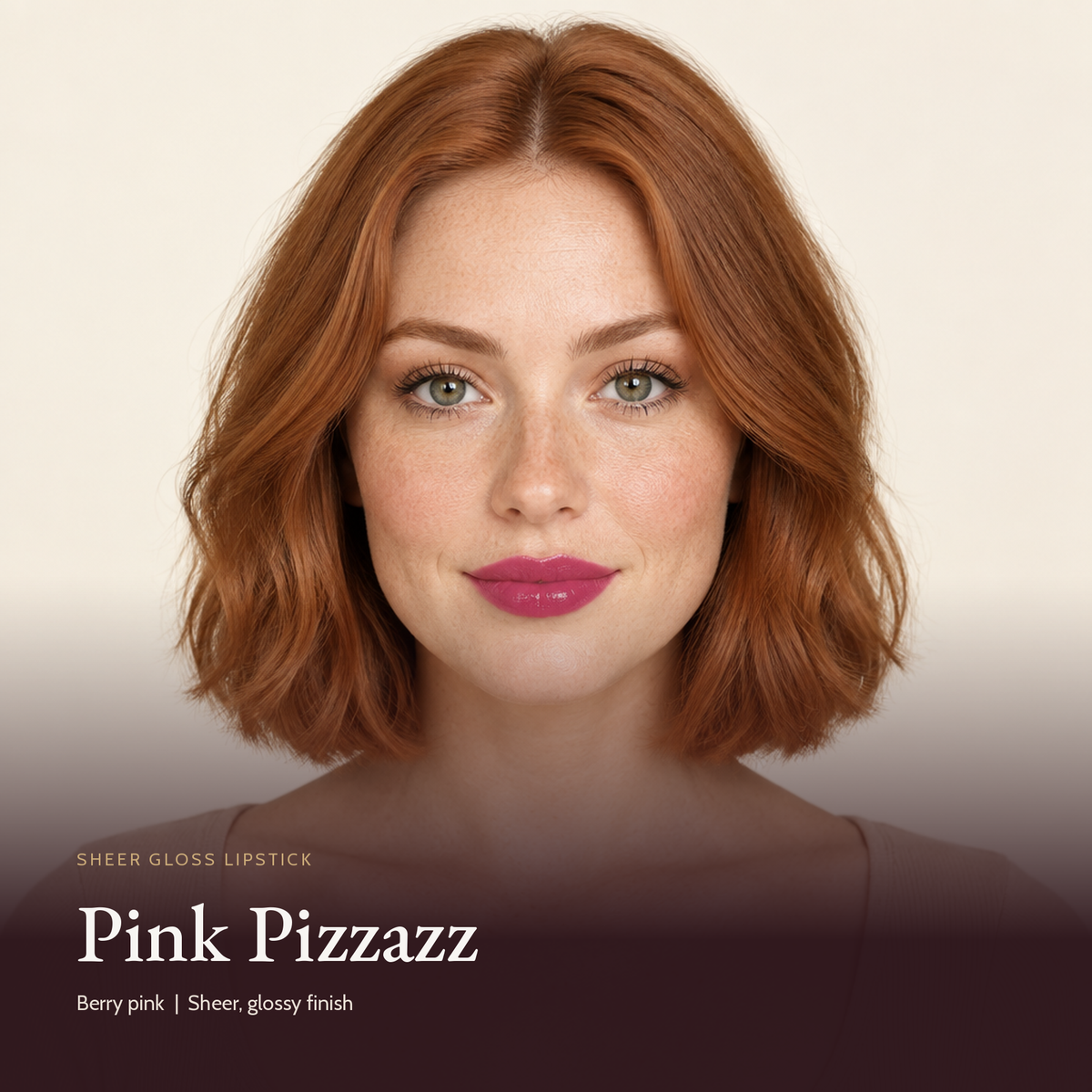 Sheer Gloss Lipstick - Pink Pizzazz