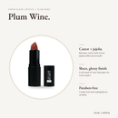 Sheer Gloss Lipstick - Plum Wine product details and size
