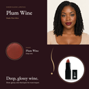 Sheer Gloss Lipstick - Plum Wine shade card