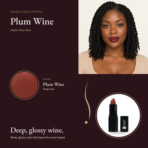 Sheer Gloss Lipstick - Plum Wine shade card