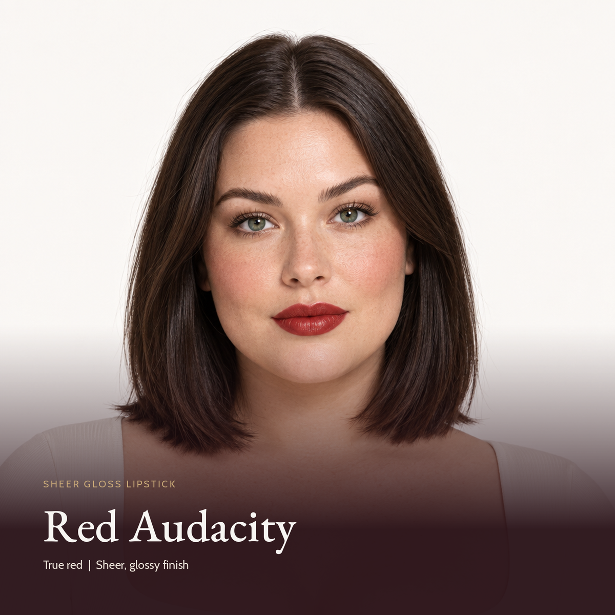 Sheer Gloss Lipstick - Red Audacity