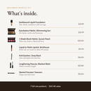 Beginner Makeup Kit Shimmering Sun, what's inside with product values