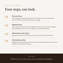 Beginner Makeup Kit Shimmering Sun, how to use, four steps