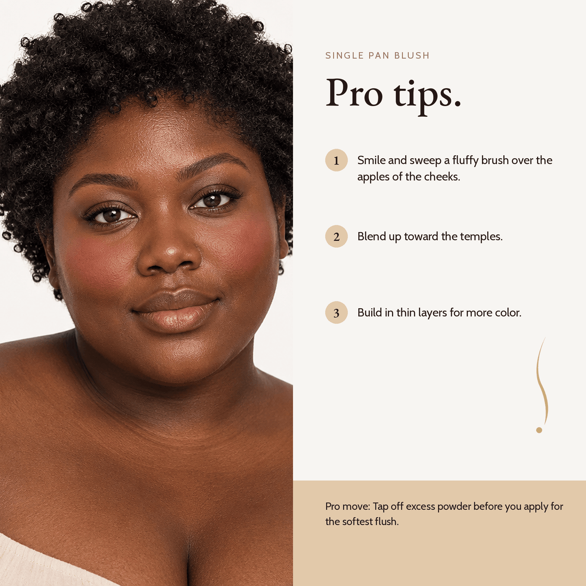 How to apply Single Pan Blush, pro tips