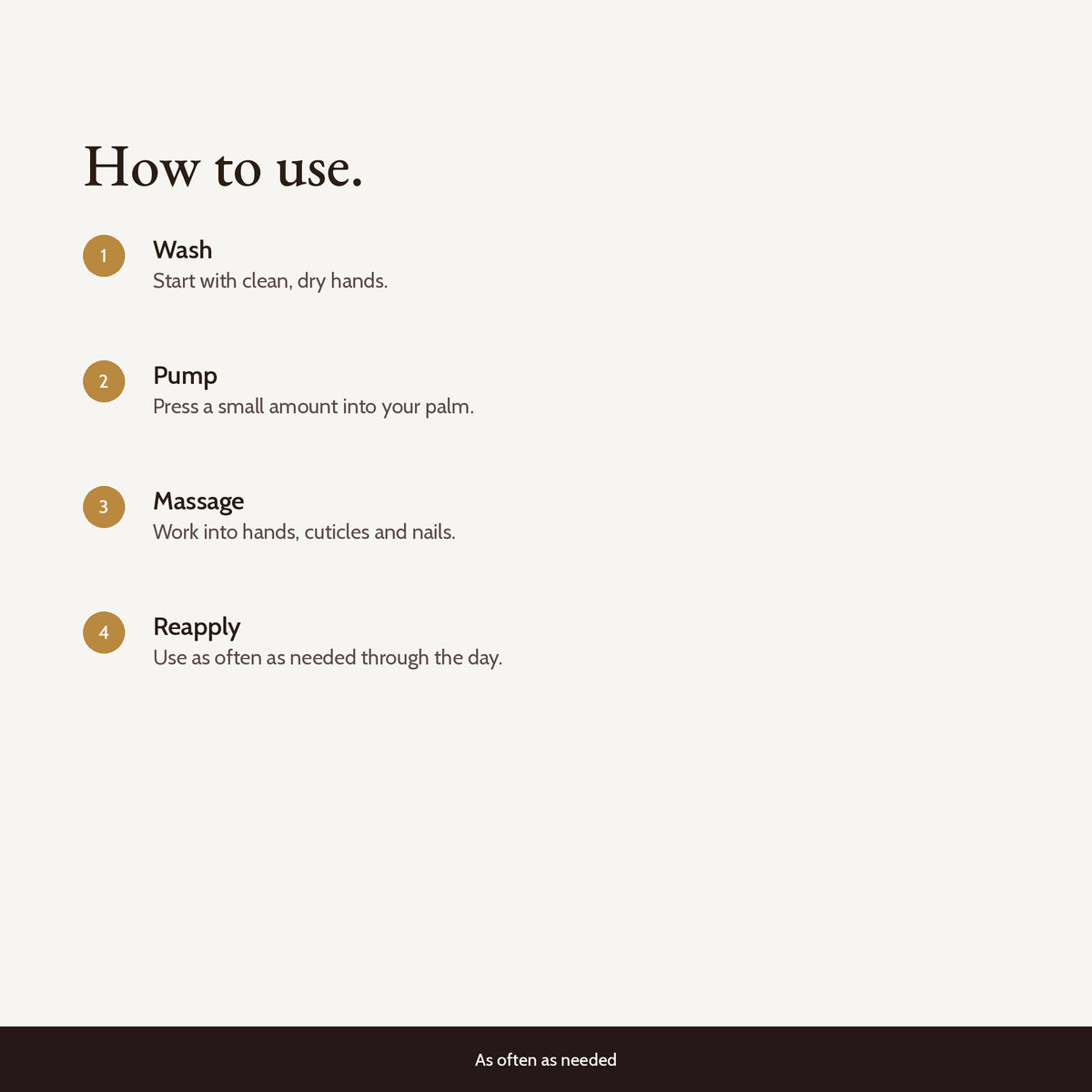 How to use Soft Skin Hand Cream, Juniper Dusk