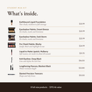 Student MUA Kit Neutral Undertones, what's inside with product values