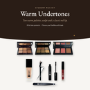 Student MUA Kit Warm Undertones, kit overview