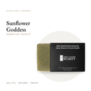 Sunflower Goddess Natural Soap bar and box, 120 g