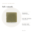 Sunflower Goddess Natural Soap bar with key benefits