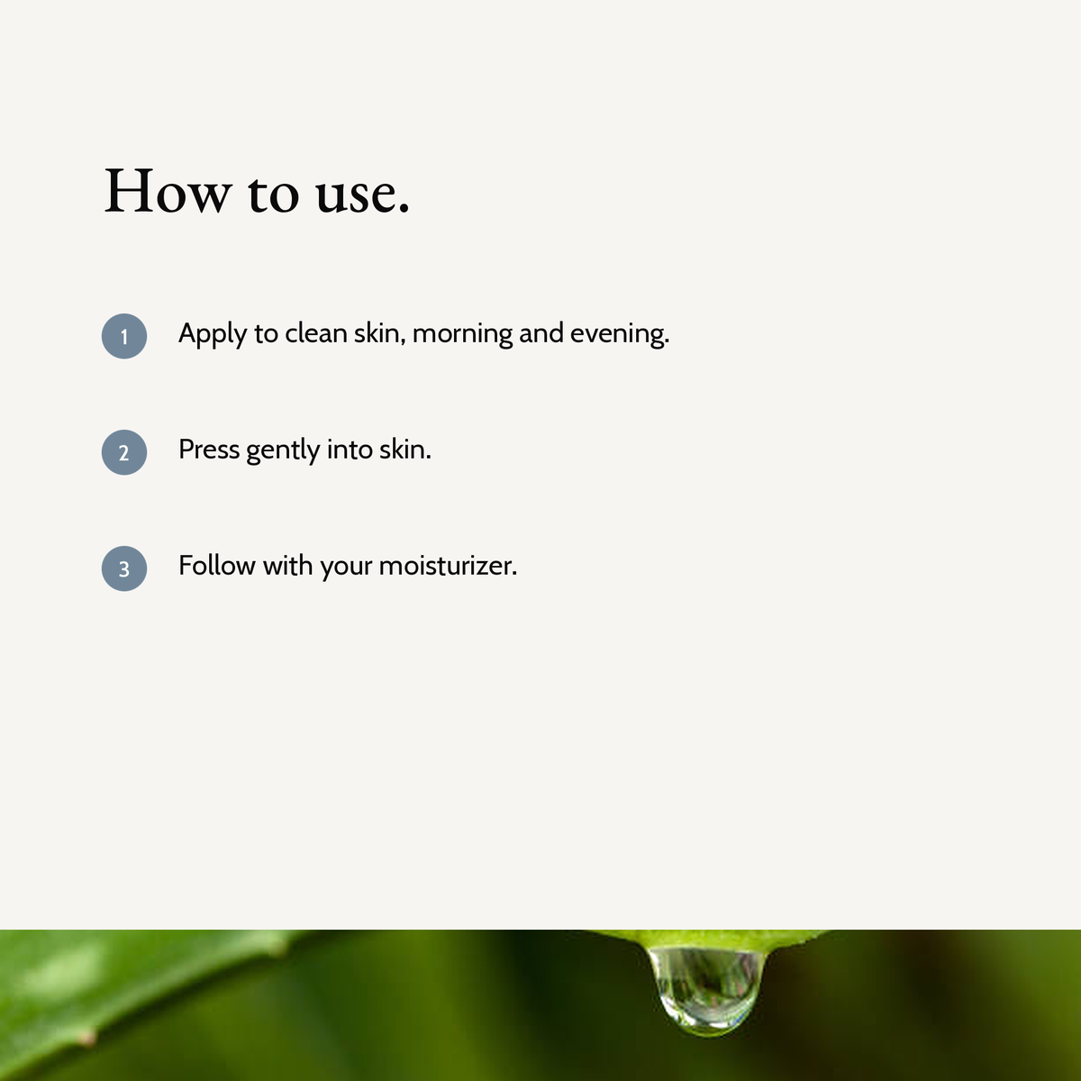 How to use Double Hydration Boost Gel: apply to clean skin morning and evening, press in gently, then follow with moisturizer
