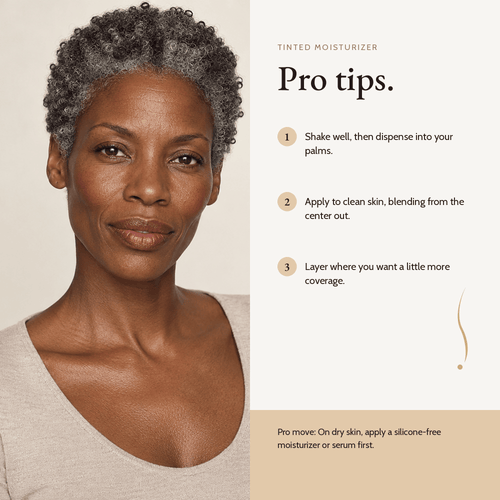 How to apply Tinted Moisturizer, pro tips