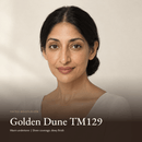 Model wearing Tinted Moisturizer in Golden Dune TM129