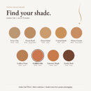 Tinted Moisturizer shade chart with Golden Oak TM133 selected