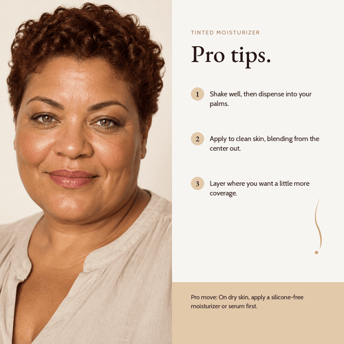 How to apply Tinted Moisturizer, pro tips