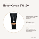 Tinted Moisturizer Honey Cream TM120 tube, 30 mL, with key benefits