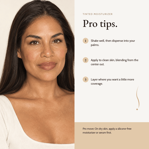 How to apply Tinted Moisturizer, pro tips