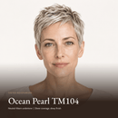 Model wearing Tinted Moisturizer in Ocean Pearl TM104