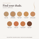 Tinted Moisturizer shade chart with Ocean Pearl TM104 selected