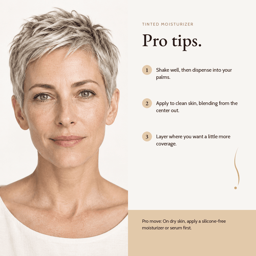 How to apply Tinted Moisturizer, pro tips