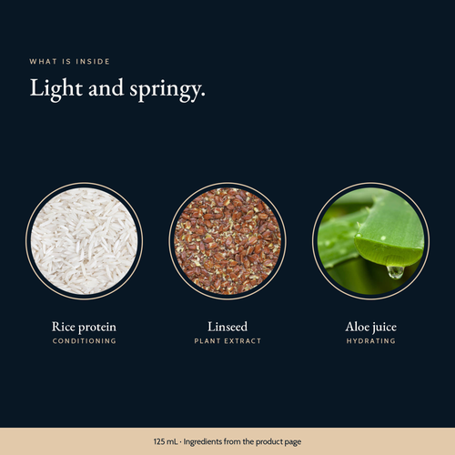 Key ingredients in True Curl Protein Mist
