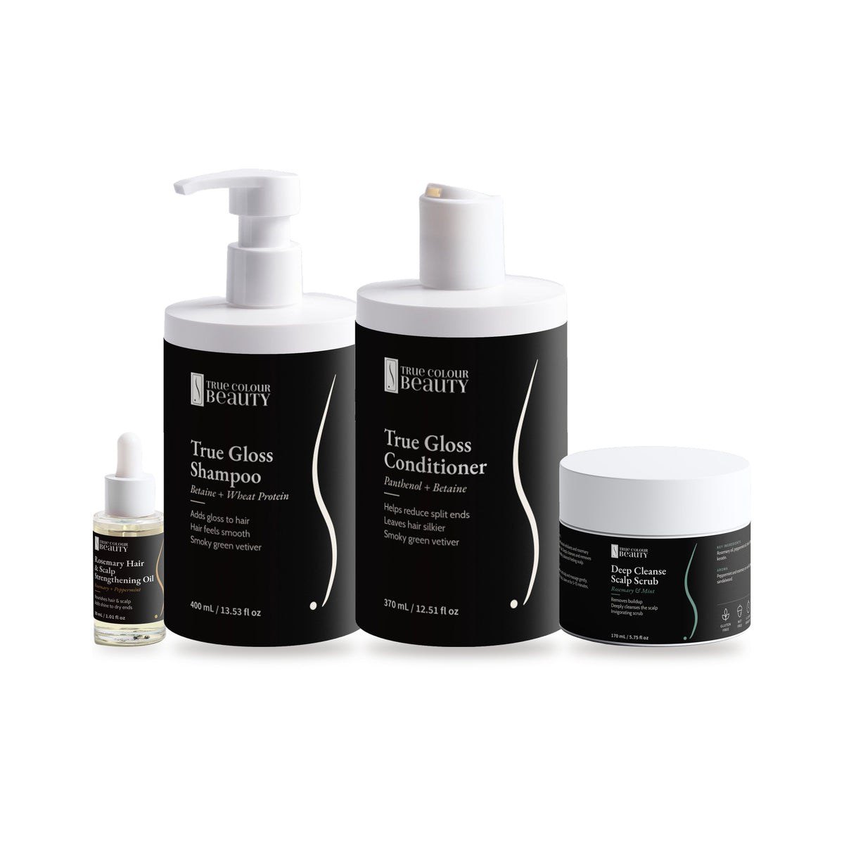 True Gloss Reset Set, products grouped on white
