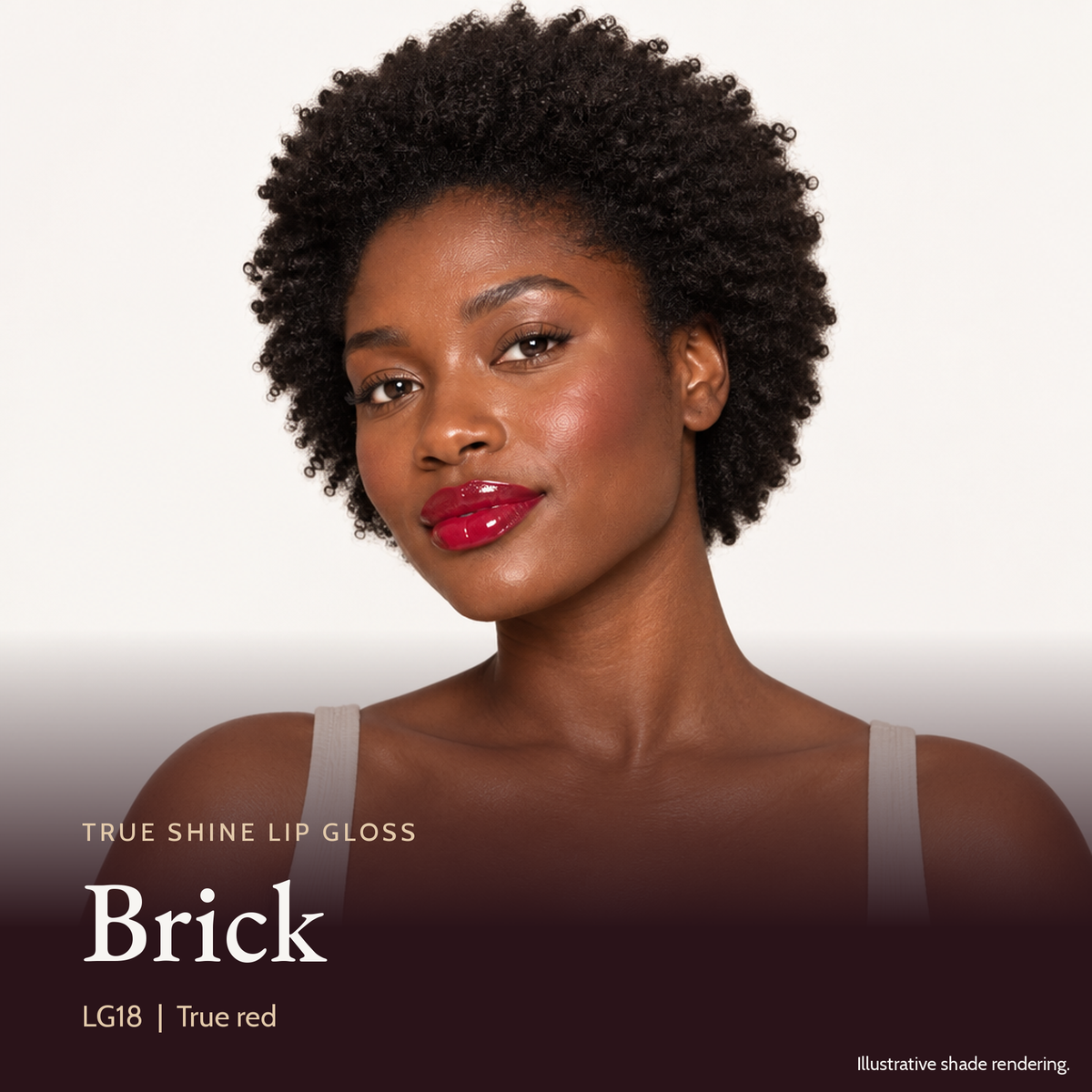 True Shine Lip Gloss, Brick LG18 by True Colour Beauty