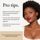 Pro tips for using True Shine Lip Gloss, Brick LG18