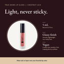 True Shine Lip Gloss, Chestnut LG14 product details and size