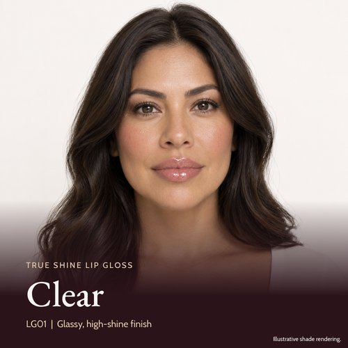True Shine Lip Gloss, Clear LG01 by True Colour Beauty