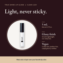True Shine Lip Gloss, Clear LG01 product details and size