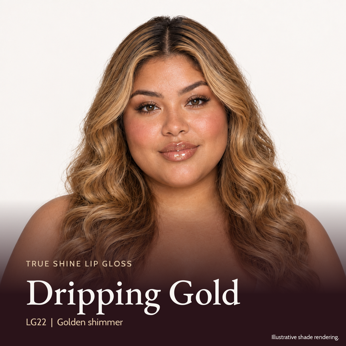 True Shine Lip Gloss, Dripping Gold LG22 by True Colour Beauty