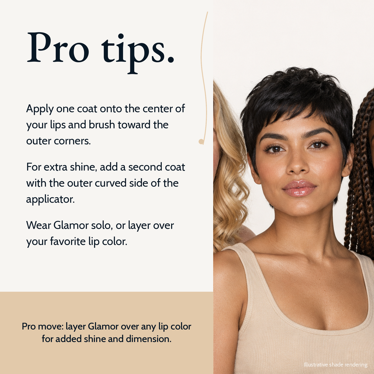 Pro tips for using True Shine Lip Gloss, Glamor LG20