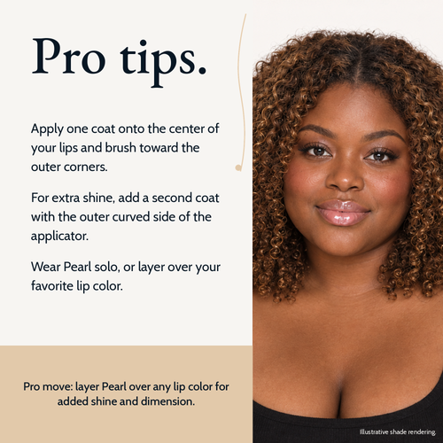 Pro tips for using True Shine Lip Gloss, Pearl LG23