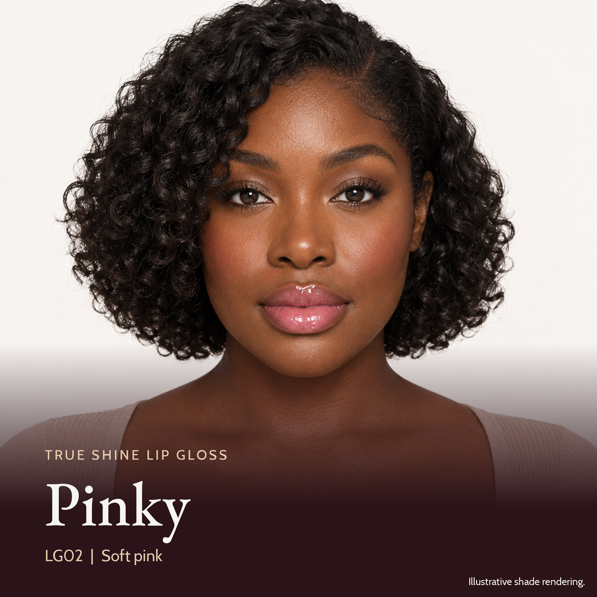 True Shine Lip Gloss | Pinky LG02