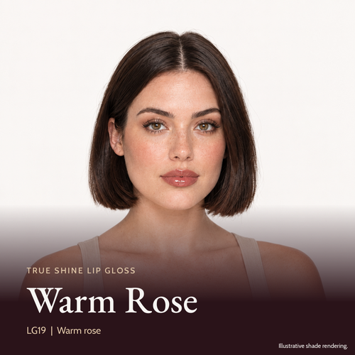 True Shine Lip Gloss, Warm Rose LG19 by True Colour Beauty