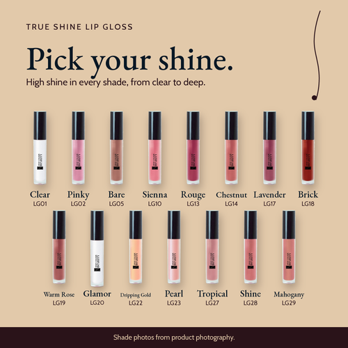 True Shine Lip Gloss shade lineup