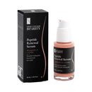 Peptide Renewal Serum, bottle and box, front view