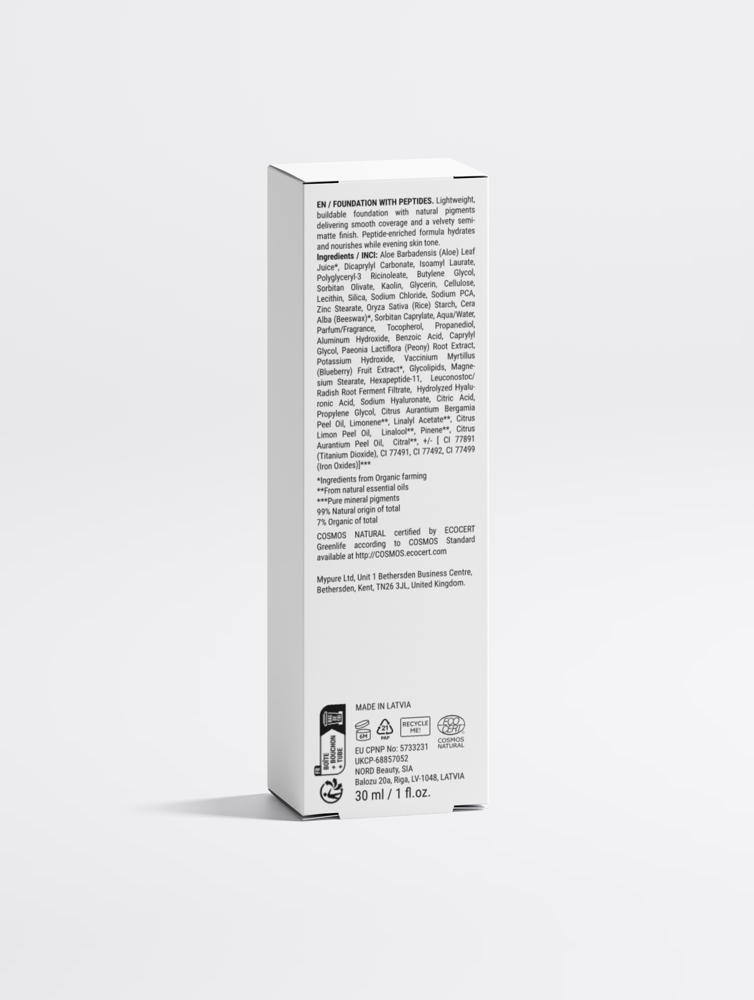 Peptide Foundation | 10 Light Warm