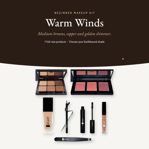 Beginner Makeup Kit Warm Winds, kit overview