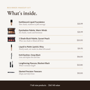 Beginner Makeup Kit Warm Winds, what's inside with product values
