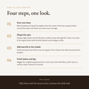 Beginner Makeup Kit Warm Winds, how to use, four steps